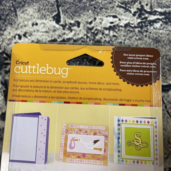 Cuttlebug JUST MY TYPE 5 Embossing Borders Zig Zag Squiggle Dots Buttons - Picture 6 of 8